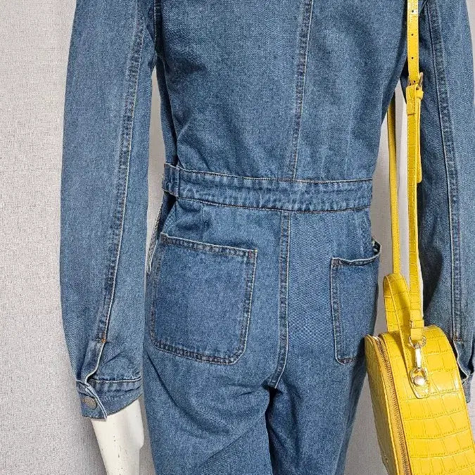 [BUNJANG] Denim Jumpsuit / 상태굿 데님 점프수트.