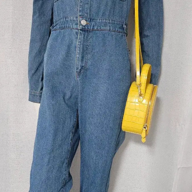 [BUNJANG] Denim Jumpsuit / 상태굿 데님 점프수트.