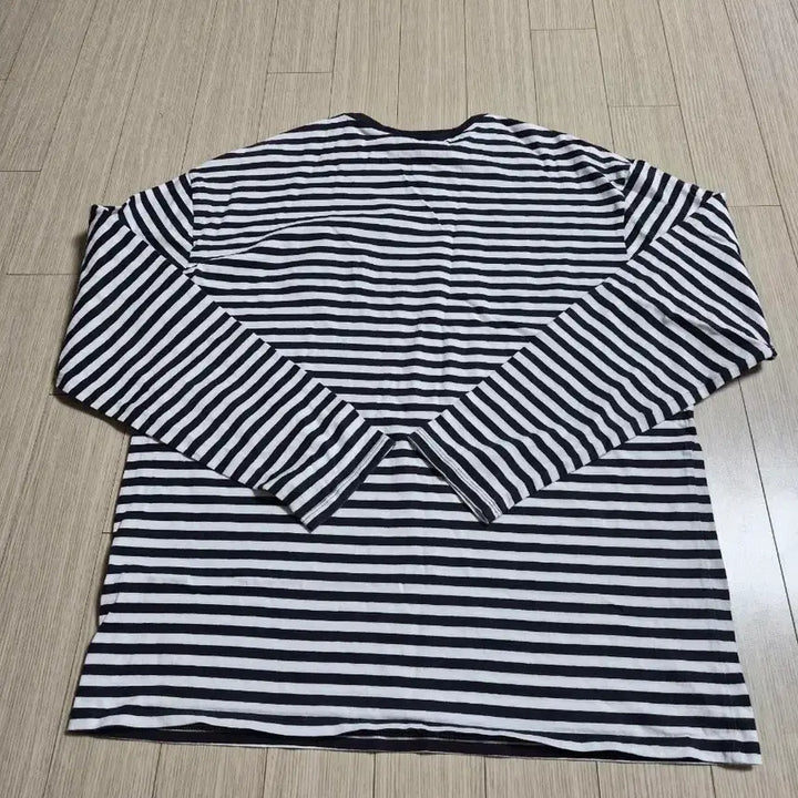 [BUNJANG] Maison Kitsune Striped Long Sleeve T-Shirt / 메종키츠네 스트라이프 긴팔 티셔츠