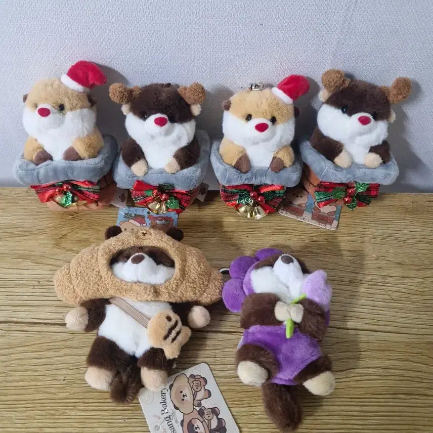 [BUNJANG] Rakko-san Plush Keychain / 랏코상 인형  키링 등등 사진 옆으로 넘겨봐요