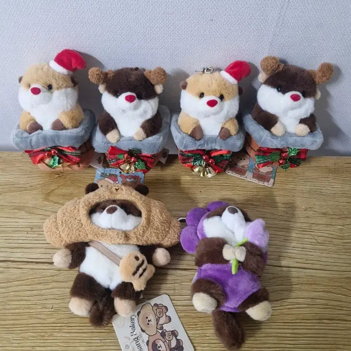 [BUNJANG] Rakko-san Plush Keychain / 랏코상 인형  키링 등등 사진 옆으로 넘겨봐요