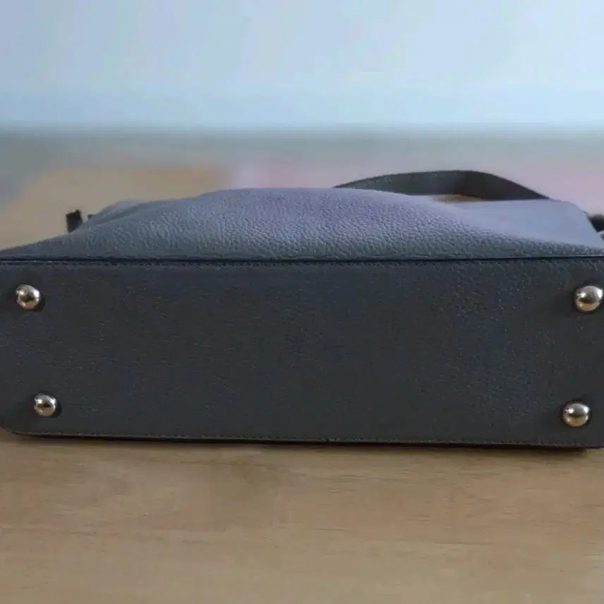 [BUNJANG] Della Stella Gray Leather Shoulder Bag / 델라스텔라 그레이 소가죽 숄더백