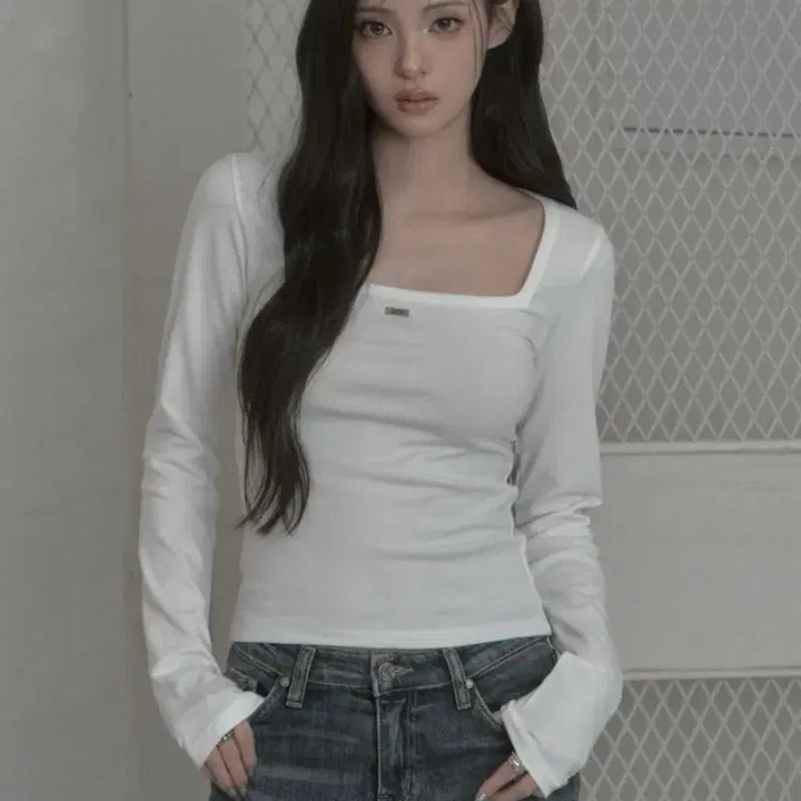 [SOLD OUT] 카키포인트 Basic SQ T-shirt <white>