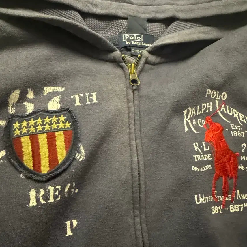 [BUNJANG] Polo Ralph Lauren Big Pony Hoodie Jacket / 폴로 빅포니 후드집업