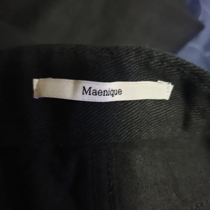 [BUNJANG] Manique Denim Long Skirt Black (M) / (새상품) 매니크 데님 롱스커트 블랙 (M)