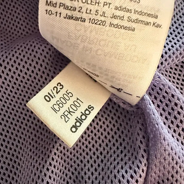 [SOLD OUT] 아디다스 리카이브 퍼플 블랙 우븐 자켓 XL