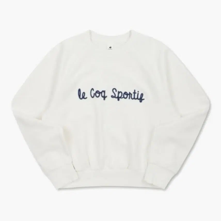 [BUNJANG] Le Coq Sportif Crop Sweatshirt / 르꼬끄스포르티브 크롭 맨투맨 QP322TFS91