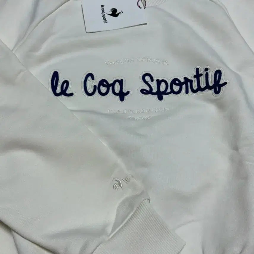 [BUNJANG] Le Coq Sportif Crop Sweatshirt / 르꼬끄스포르티브 크롭 맨투맨 QP322TFS91