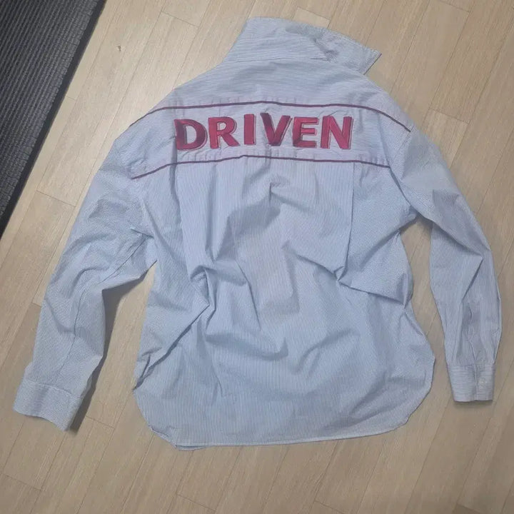 [BUNJANG] Songzio DRIVEN Striped Jacket Shirt / 송지오 DRIVEN 스트라이프 자켓셔츠남방