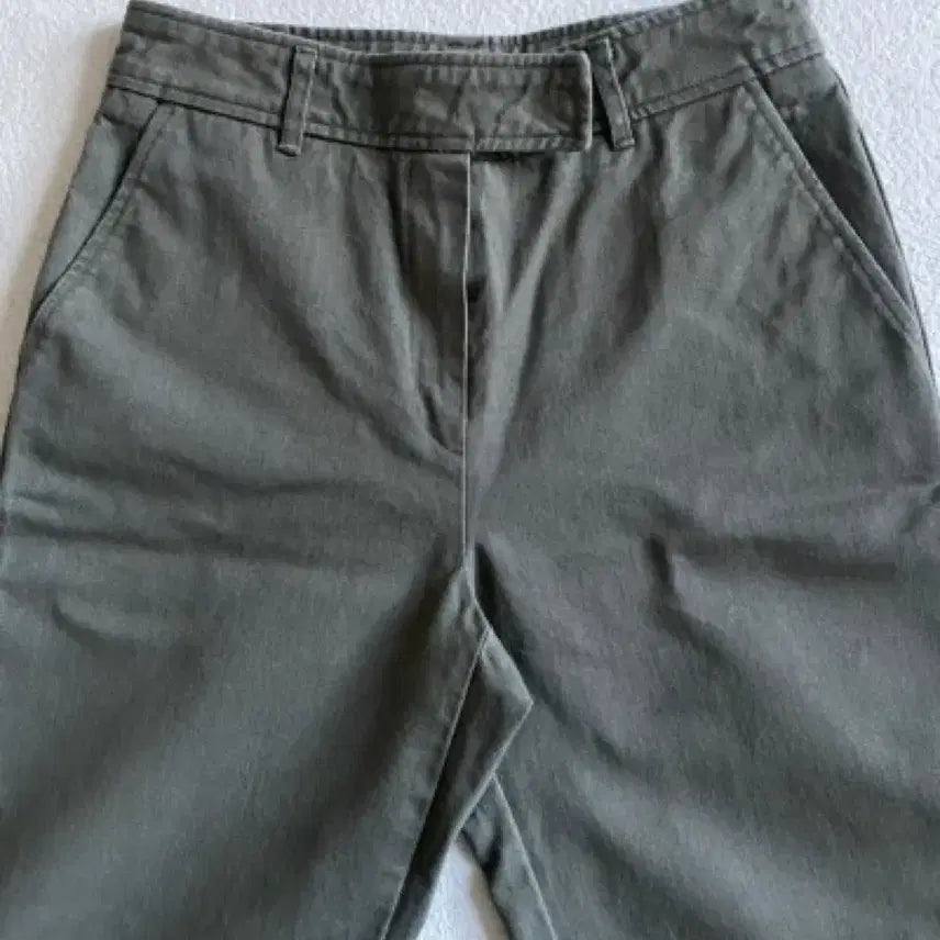 [SOLD OUT] 오버듀플레어 COTTON STRAIGHT PANTS - KHAKI