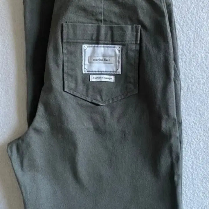 [SOLD OUT] 오버듀플레어 COTTON STRAIGHT PANTS - KHAKI