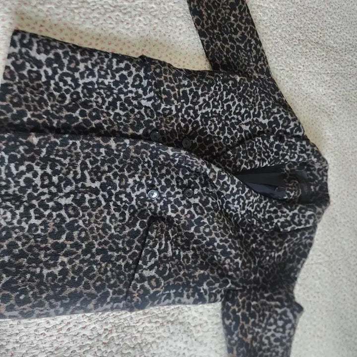 [BUNJANG] Coach Leopard Double Coat / 코치레파드더블코트
