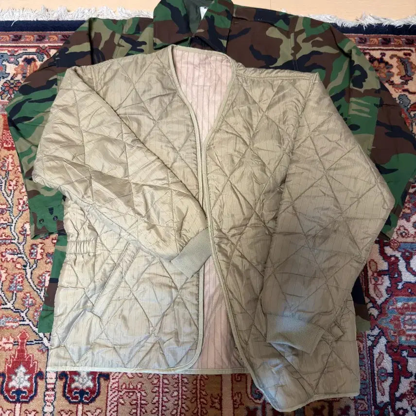 [BUNJANG] Military M95 Field Jacket and Liner Set / (A급) 구형 야상 + 깔깔이 세트 육군 개구리 빈티지 밀리터리 방상외피