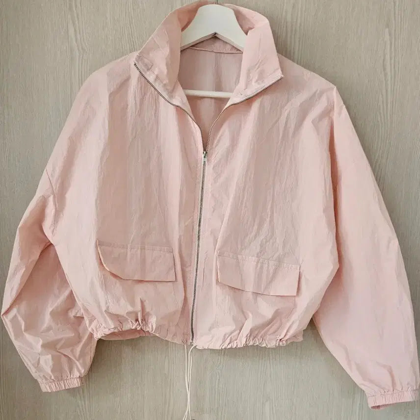 [SOLD OUT] 핑크 바람막이 점퍼 새상품