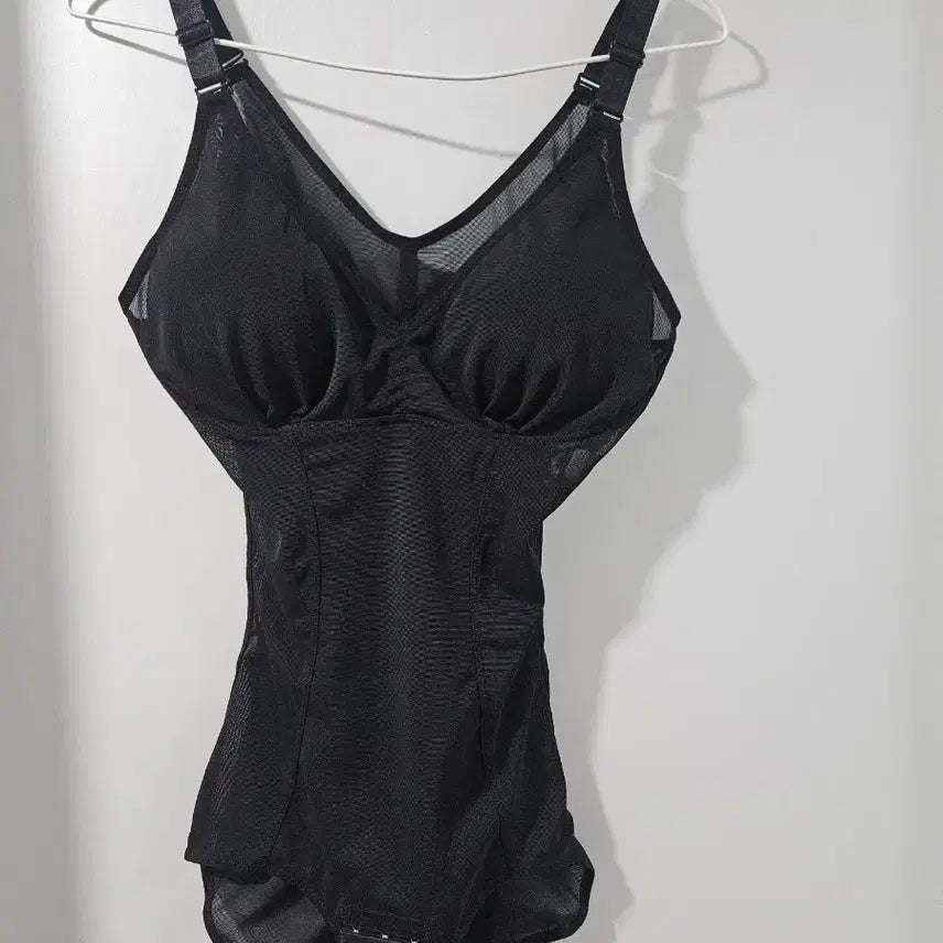 [BUNJANG] XL Black Mesh All-in-One Body Shaper / XL 블랙 메쉬 올인원 바디쉐이퍼 보정속옷