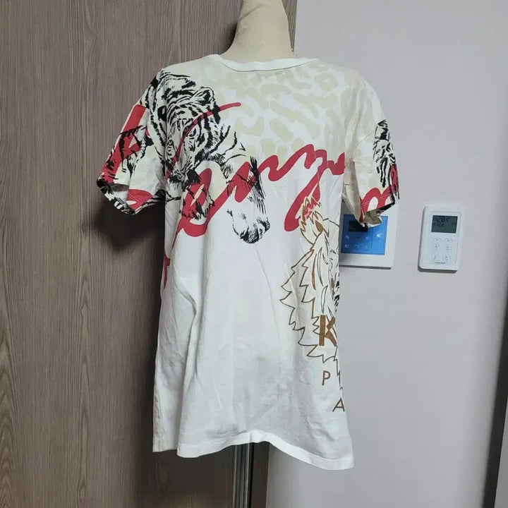 [SOLD OUT] KENZO 겐조 화이트 멀티 프린팅 반팔 티셔츠