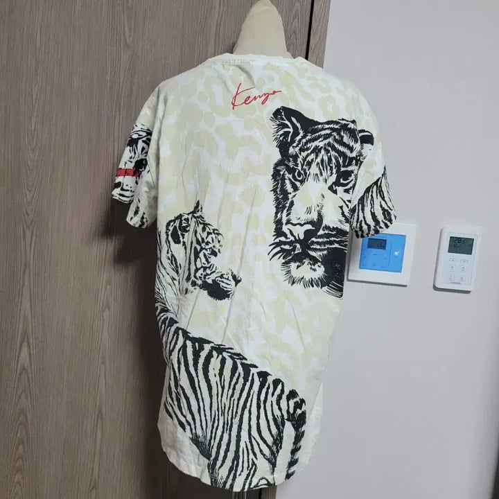 [SOLD OUT] KENZO 겐조 화이트 멀티 프린팅 반팔 티셔츠