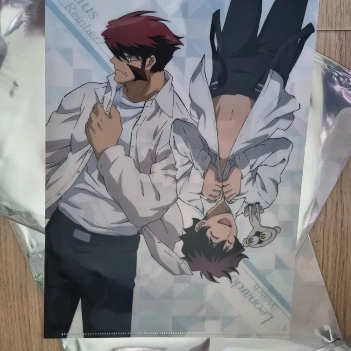 [BUNJANG] Blood Blockade Battlefront Klaus V. Reinherz &amp; Leonardo Watch A4 File / 혈계전선 크라우스 레오나르도 A4파일