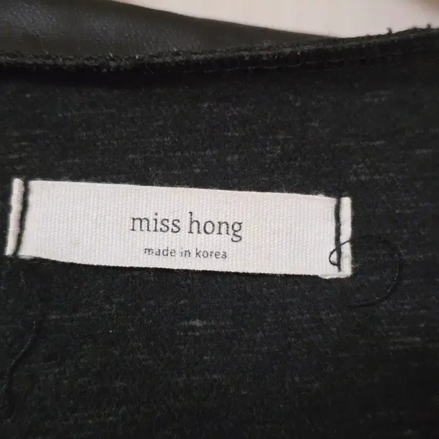 [BUNJANG] Miss Hong Crop Short Faux Leather Jacket / 크롭 숏 레더 가죽 자켓 ( 프리)