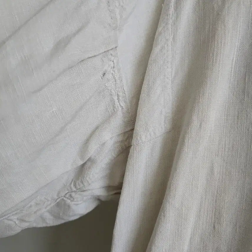 [BUNJANG] Antique White Shirt Dress / 엔틱쉬미즈 유럽엔틱 화이트셔츠원피스