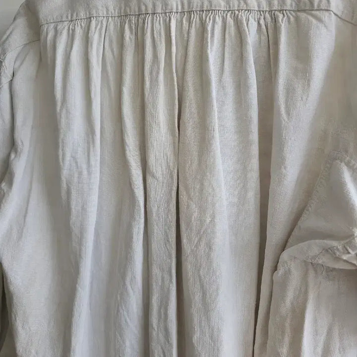 [BUNJANG] Antique White Shirt Dress / 엔틱쉬미즈 유럽엔틱 화이트셔츠원피스