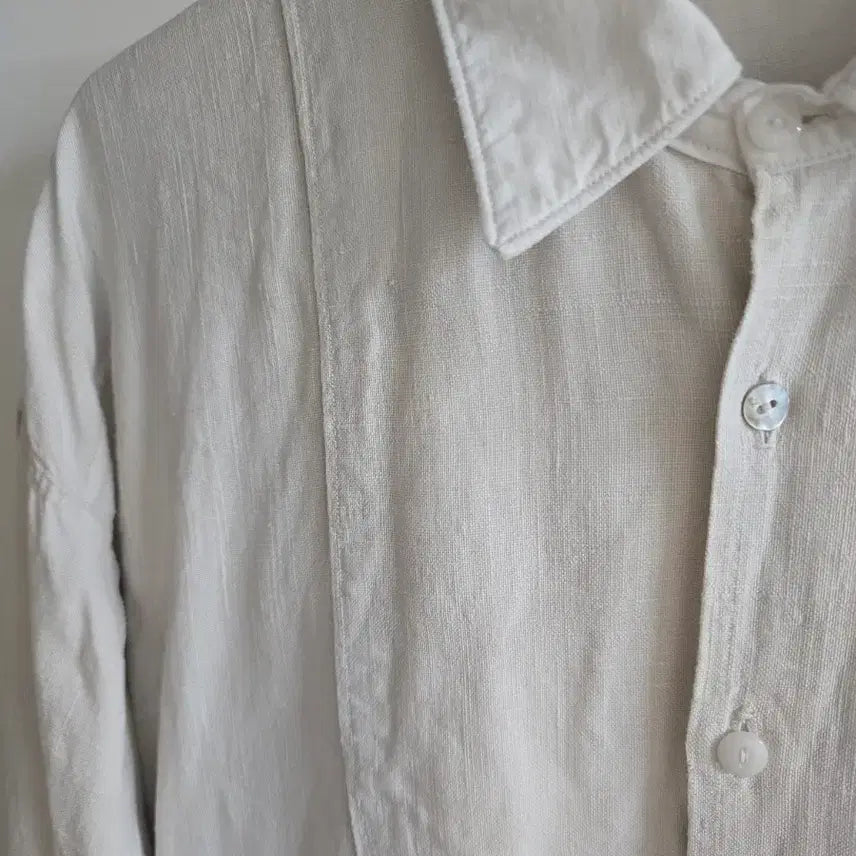 [BUNJANG] Antique White Shirt Dress / 엔틱쉬미즈 유럽엔틱 화이트셔츠원피스