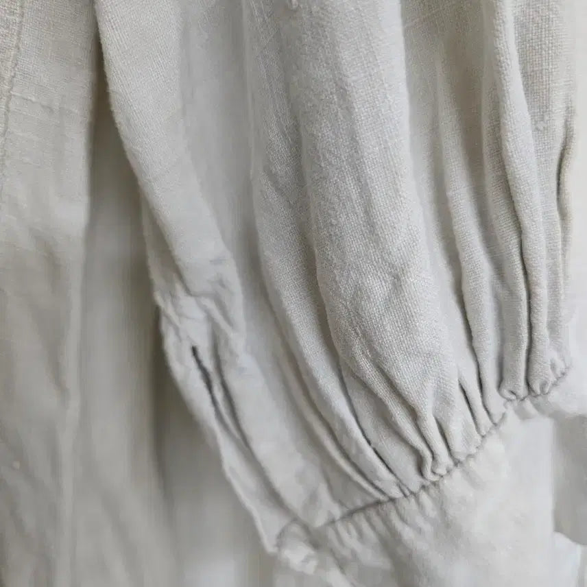 [BUNJANG] Antique White Shirt Dress / 엔틱쉬미즈 유럽엔틱 화이트셔츠원피스