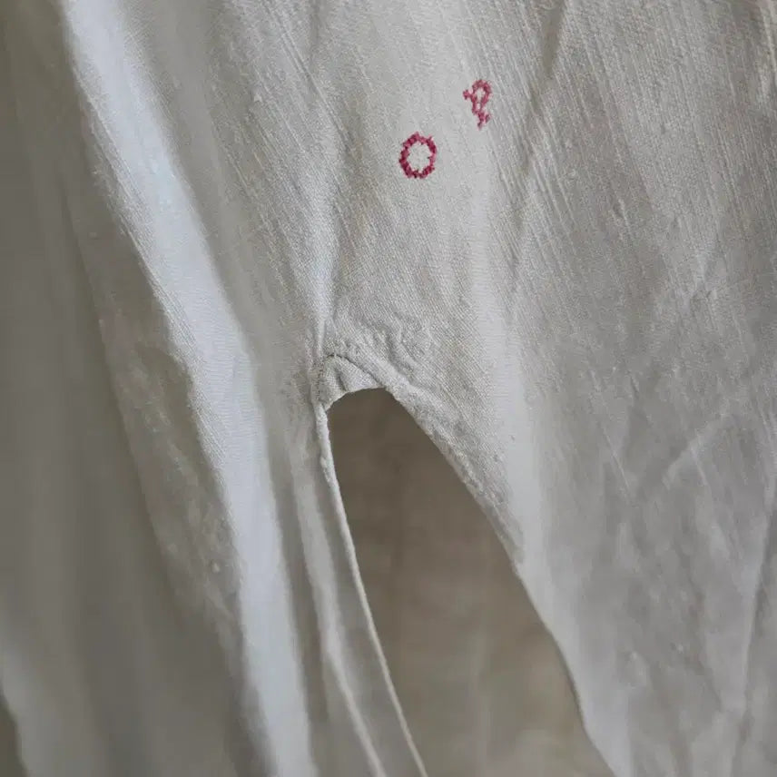 [BUNJANG] Antique White Shirt Dress / 엔틱쉬미즈 유럽엔틱 화이트셔츠원피스