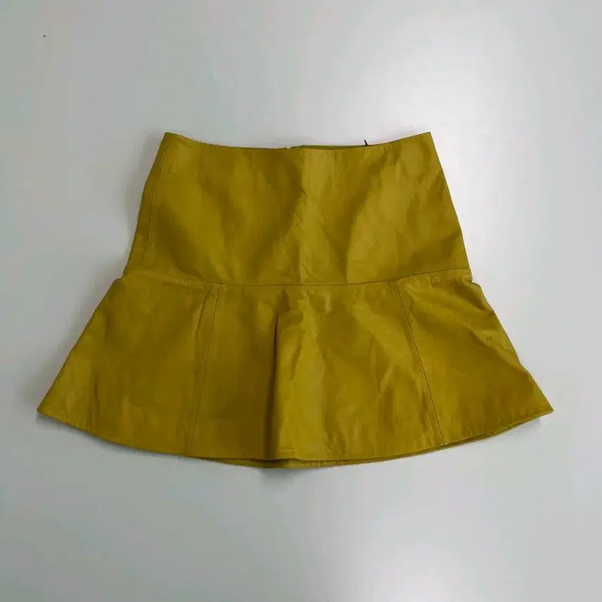 [BUNJANG] Proenza Schouler Leather Ruffle Mini Skirt / [정품] 프로엔자슐러 가죽 러플 미니 스커트