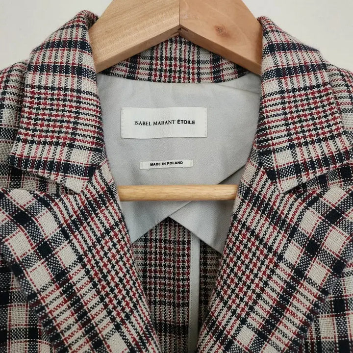 [SOLD OUT] 이자벨마랑 에뚜왈 체크 린넨 자켓 (34)