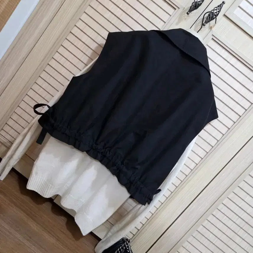 [BUNJANG] Black Trench Vest / 블랙 트렌치 베스트(새제품)