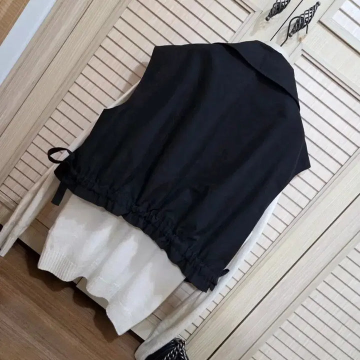 [BUNJANG] Black Trench Vest / 블랙 트렌치 베스트(새제품)