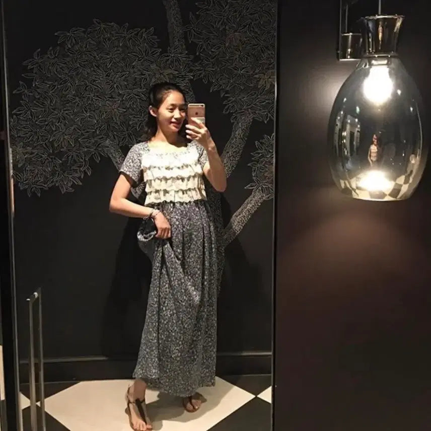 [BUNJANG] C.H.ORIN Garden One-Piece Dress / 씨호린 가든원피스