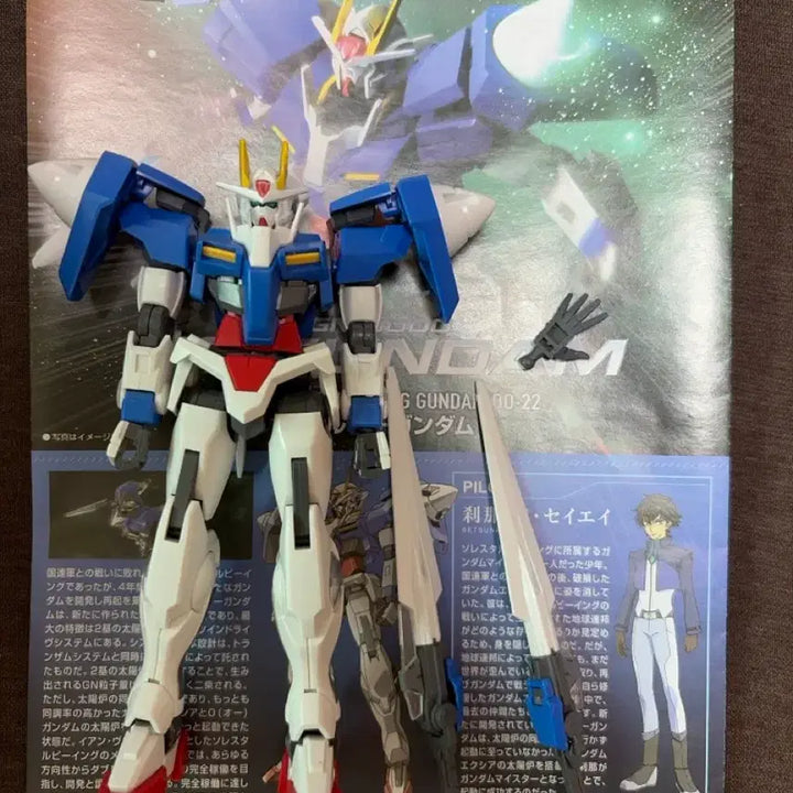 [BUNJANG] Bandai HG 00 Gundam Assembled Model Kit / 반다이 건프라 HG 더블오 건담 가조립