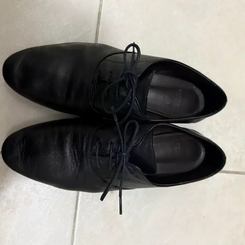 [BUNJANG] Nothing Written Calm Derby Shoes (Black) / 낫띵리튼 Calm Derby Shoes(black) 37(240)