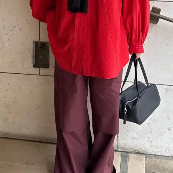 [BUNJANG] Ethos Crunch Wide Pants / 에토스 crunch wide pants