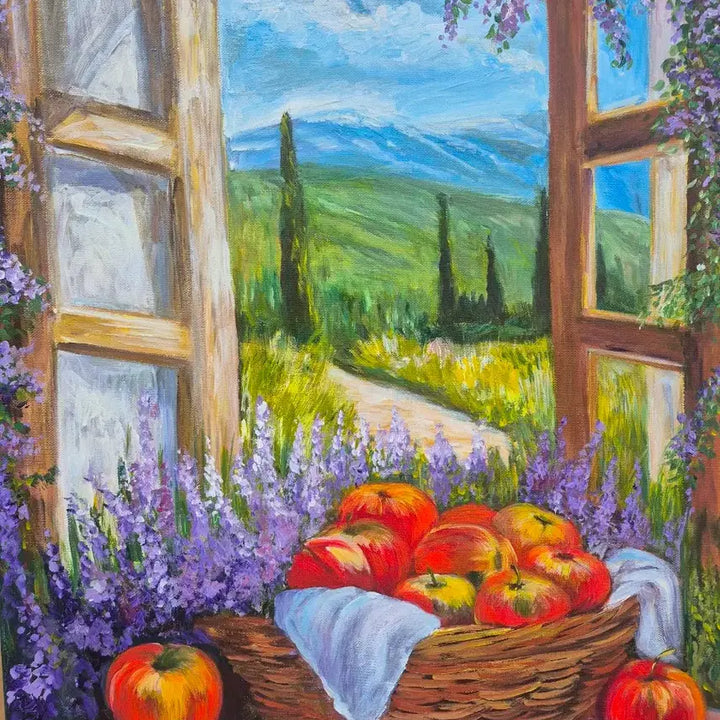 [BUNJANG] Apple Scented Window View Painting / 사과향기 나는 창가에서