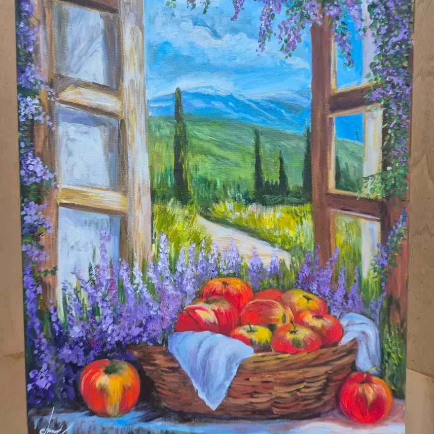 [BUNJANG] Apple Scented Window View Painting / 사과향기 나는 창가에서