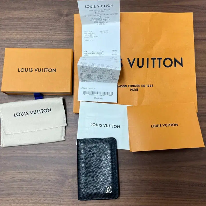 [BUNJANG] Louis Vuitton Tiger Card Organizer Black M30283 / 루이비통 타이가 오거나이저 카드지갑