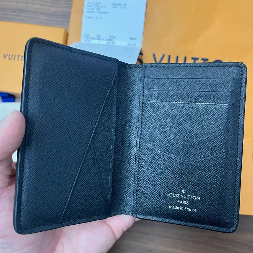 [BUNJANG] Louis Vuitton Tiger Card Organizer Black M30283 / 루이비통 타이가 오거나이저 카드지갑