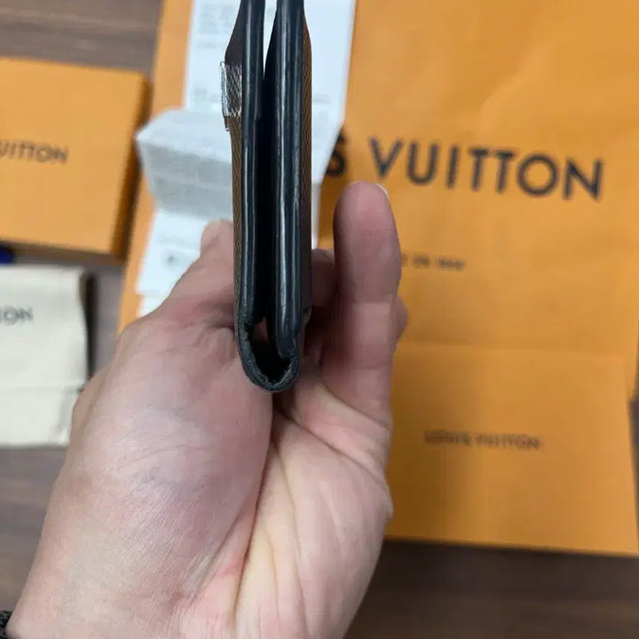 [BUNJANG] Louis Vuitton Tiger Card Organizer Black M30283 / 루이비통 타이가 오거나이저 카드지갑