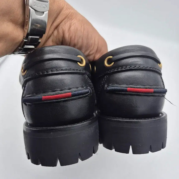 [BUNJANG] Gucci Snake Detail Boat Shoes / 구찌 블랙 스네이크 보트 슈즈