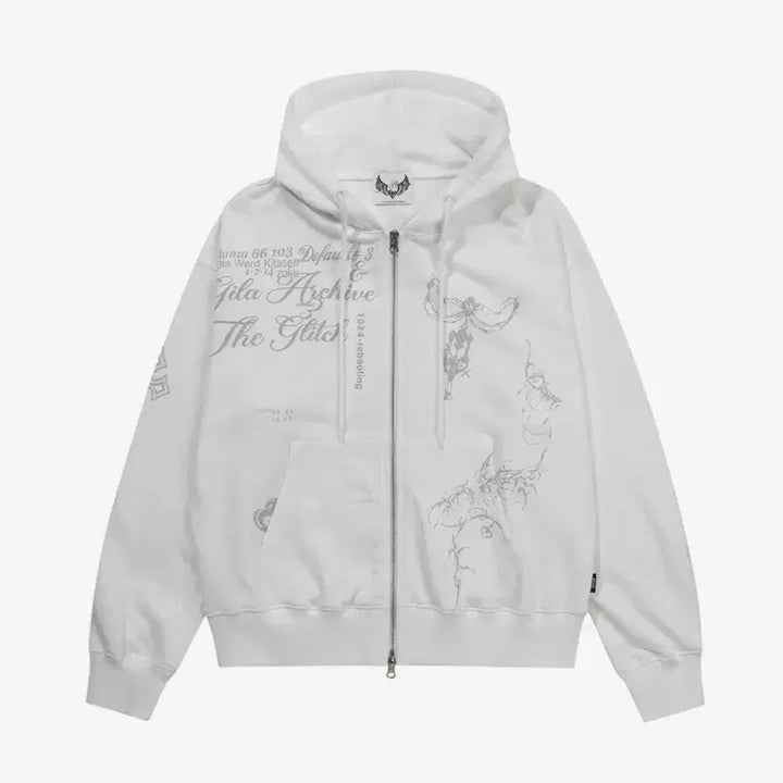[BUNJANG] GilraArchive TATTOOED GRAPHIC Hoodie Zip-up / 길라아카이브 TATTOOED GRAPHIC 후드집업