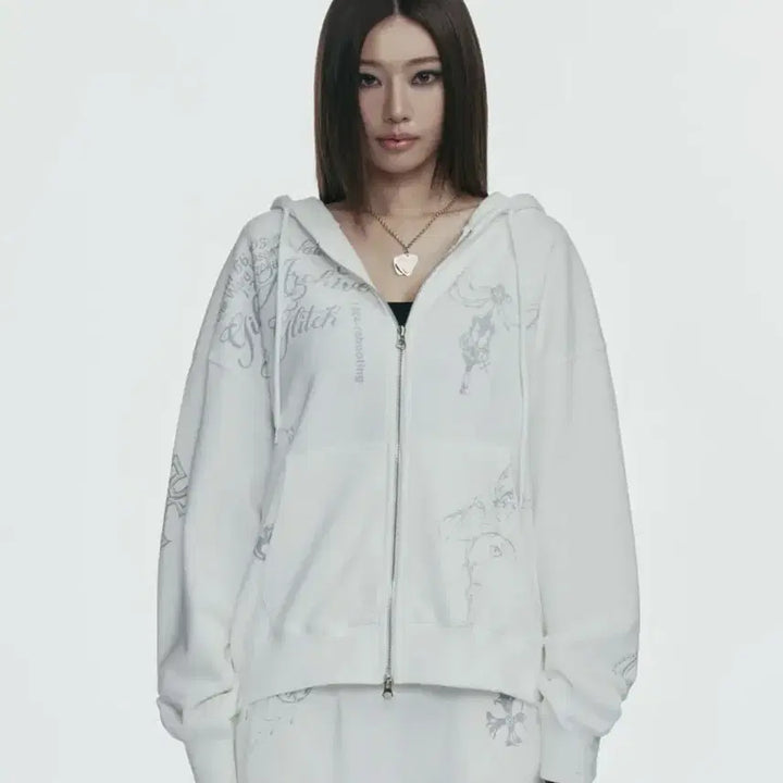 [BUNJANG] GilraArchive TATTOOED GRAPHIC Hoodie Zip-up / 길라아카이브 TATTOOED GRAPHIC 후드집업