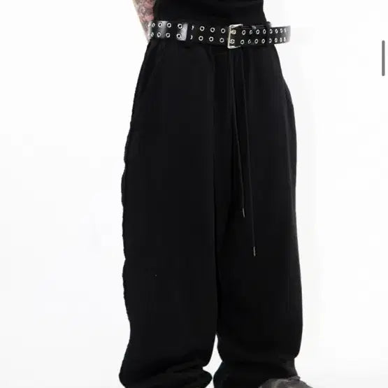 [BUNJANG] Krigon Wide Track Pants Black Max Overfit / 크리건 와이드 트랙 팬츠 블랙 맥스 오버핏