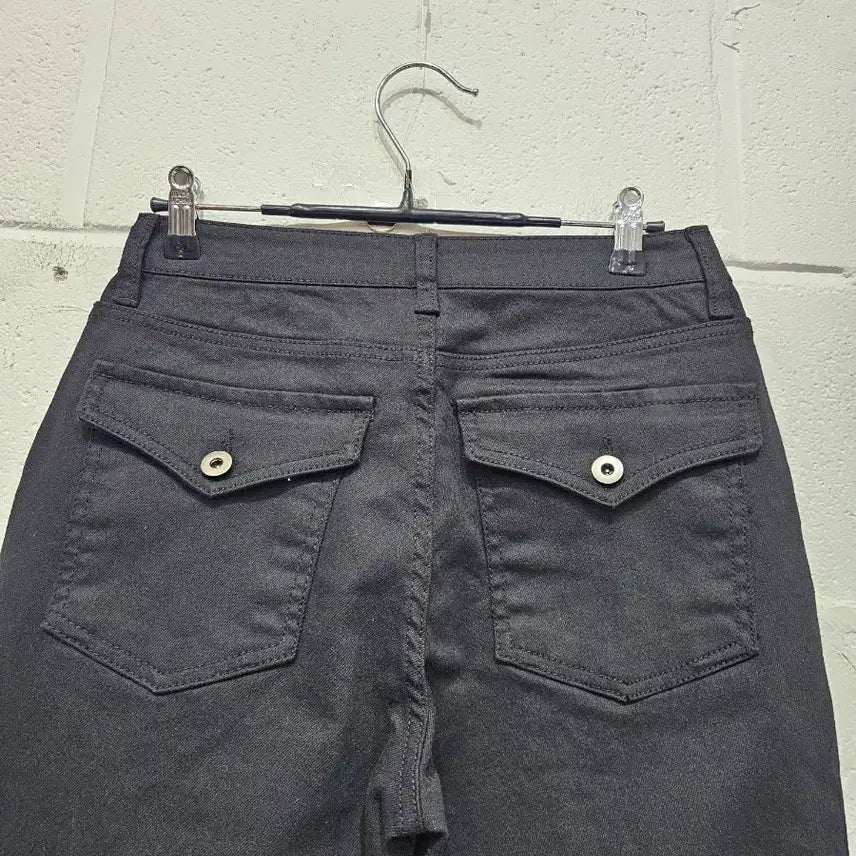 [SOLD OUT] L사이즈 스판 나팔 뒷포켓 블랙진(sample)