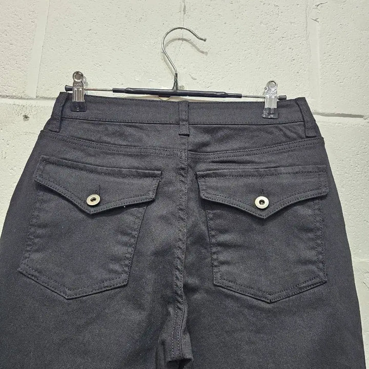 [SOLD OUT] L사이즈 스판 나팔 뒷포켓 블랙진(sample)
