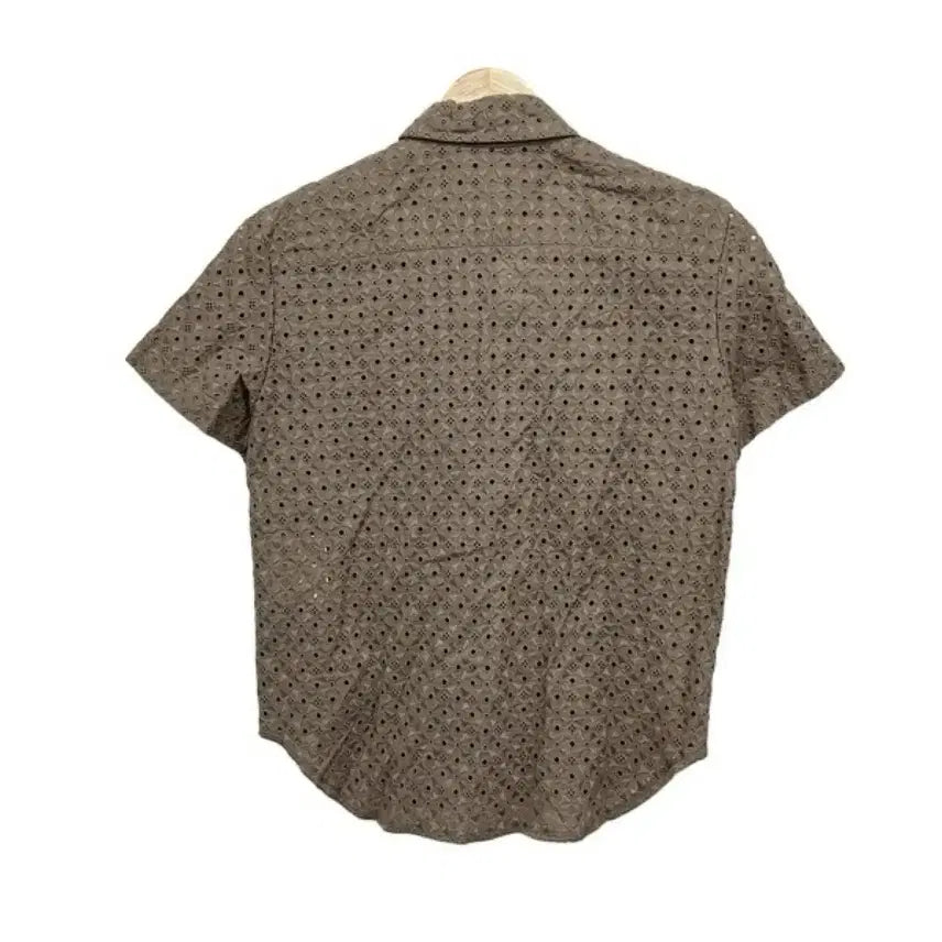 [BUNJANG] Comme des Garcons Brown Pattern Shirt / 꼼데가르송 셔츠