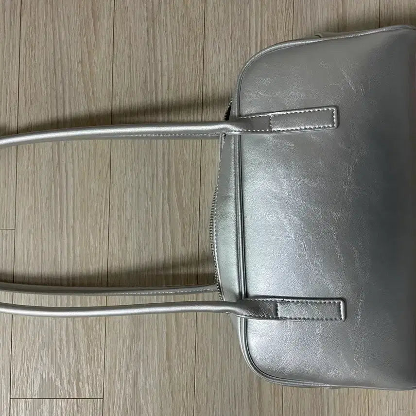 [BUNJANG] Shoopen Classic Baguette Buckle Shoulder Bag Silver / 슈펜 클래식 바게트 버클 숄더백 실버