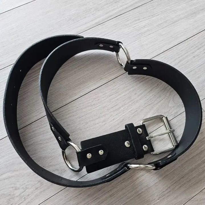 [BUNJANG] Anotheryouth Leather Ring Belt / 어나더유스 레더 링 벨트